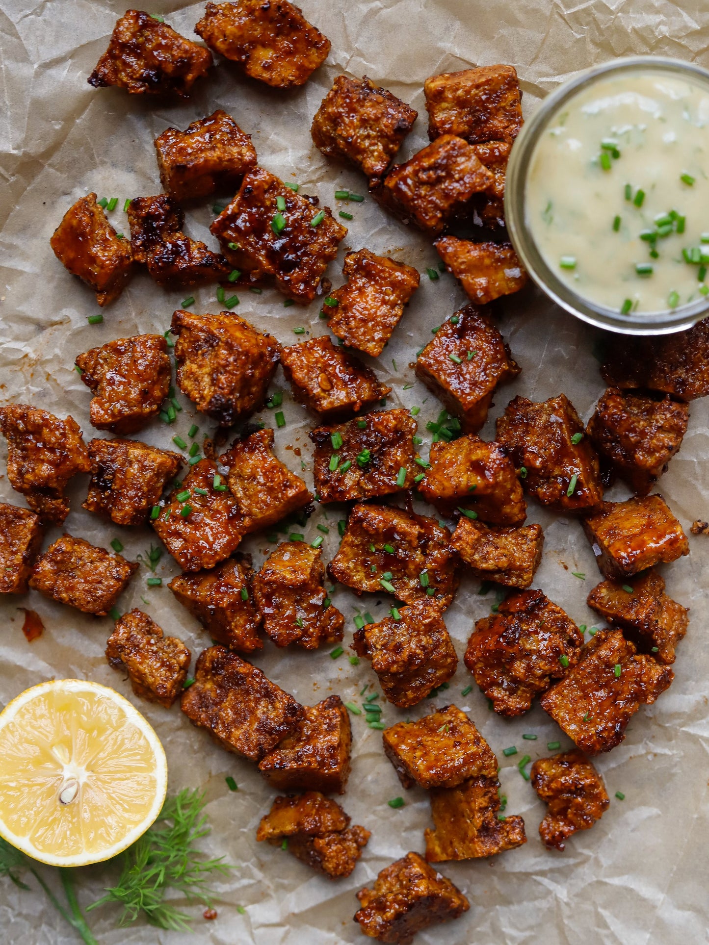 Rosh Hashanah Pomegranate Tofu VEGAN