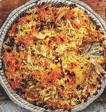 Basmati Rice with Carrots and Red Kidney Beans