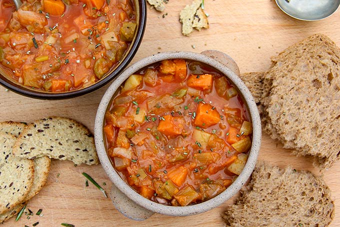 Vegetable Soup (V, GF)